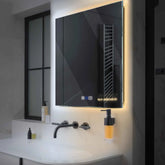 Espejo LED Cuadrado | Botones táctiles | Función antivaho | Temperatura de color ajustable - Reyze Seria Motivated Model 7